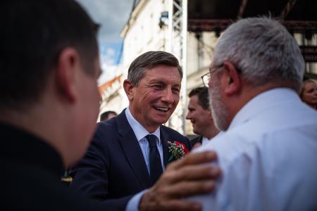 Izjemen obisk zaznamoval 50. Dneve narodnih noš in oblačilne dediščine v Kamniku (Blaž T. Muc)  (139)